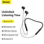 Baseus Bowie P1x Wireless Neckband – Black