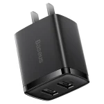 Baseus Compact Charger 2U 10.5W CN – Black