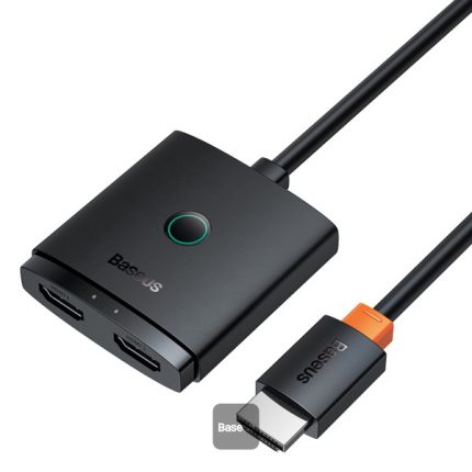 Baseus AirJoy Series 2-in-1 Bidirectional HDMI Switch with 1m cable – Black