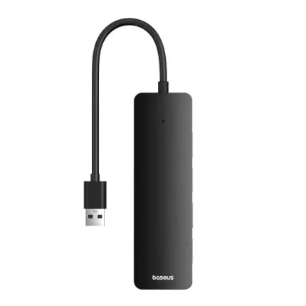 Baseus UltraJoy Series 4-Port HUB Lite 15cm  USBA to 4 USB3.0 – Black