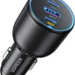 UGREEN 130W USB C Car Charger 3 Port Car Charger 90413 – Black