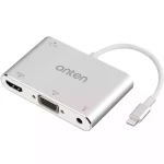 ONTEN 7585C LIGHTNING TO HDMI + VGA ADAPTER