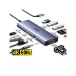 Ugreen 10-in-1 Multi Function Docking Station 25043 – Grey –