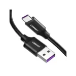UGREEN USB2.0 to Type-C 6A Huawei Super Fast Charging Data Cable – 50567 – 1M – Black –