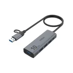 Onten UCA611 USB +Type C to 10G 4 Port USB 3.0 +PD Hub
