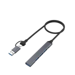 Onten USB+Type C To 4-Port USB Hub UCA9701