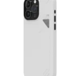 iPhone 15 Pro A15 Vegan Leather Case Unique Cooling Window Design MagSafe Compatible – Black