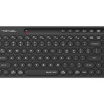 A4Tech Fstyler FBK36C AS Bluetooth and 2.4G Rechargeable Wireless  Keyboard – Black