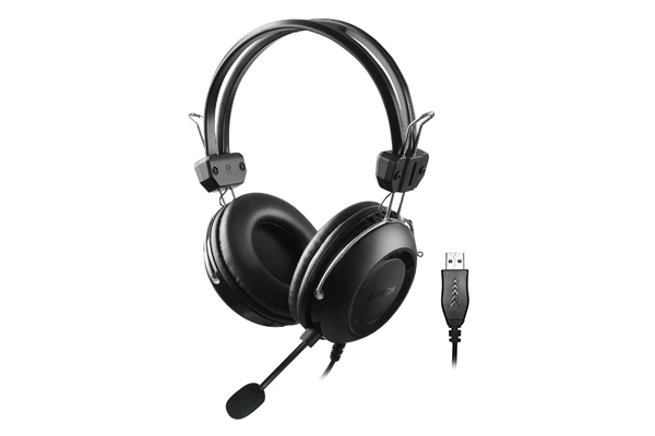 1003384933827602 A4Tech HU-35 ComfortFit Stereo USB Headset - Image 1