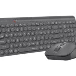 A4Tech FG3300 Air QuietKey 2-Zone 2.4G Wireless Combo Set – Grey