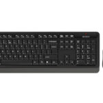 A4Tech Fstyler FG1012s 2.4G Wireless Desktop Keyboard & Mouse | Black