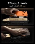 iPhone 17 Pro Max ESR UltraFit Armorite Glass Protector 2 Pack – Clear - Image 8