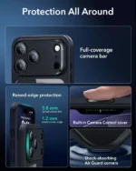 iPhone 17 Pro Max ESR Classic Hybrid Case – Clear Black - Image 3