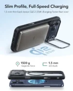 iPhone 17 Pro Max ESR Classic Hybrid With Stand Case – Clear Black - Image 8