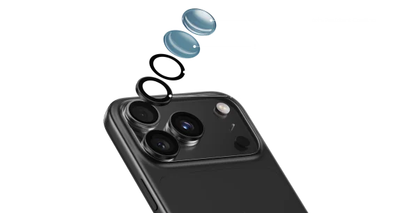 iPhone 17 Pro Max / 17 Pro Benks DR Sapphire Lens Protector – Black – 6948005961886 - Image 2