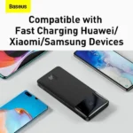 Baseus Bipow Power Bank 15W with Digital Display 10000mAh – Black - Image 6