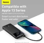 Baseus Bipow Power Bank 15W with Digital Display 10000mAh – Black - Image 2