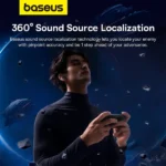 Baseus AeQur G10 Dual Mode Wireless Earphones – Black - Image 3