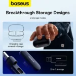 Baseus AeQur G10 Dual Mode Wireless Earphones – Black - Image 6