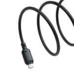 Baseus Silky Series Fast Charging Cable USB to iP 2.4A1mCluster Black - Image 3